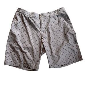 Adidas Golf Shorts.  Men's Gray with Adidas Pattern.  Pockets,  Size 40